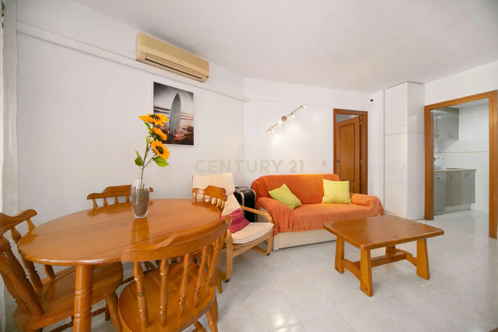 Vista exterior de Apartamento de alquiler en Calpe / Calp con Aire acondicionado, Horno y Lavadora