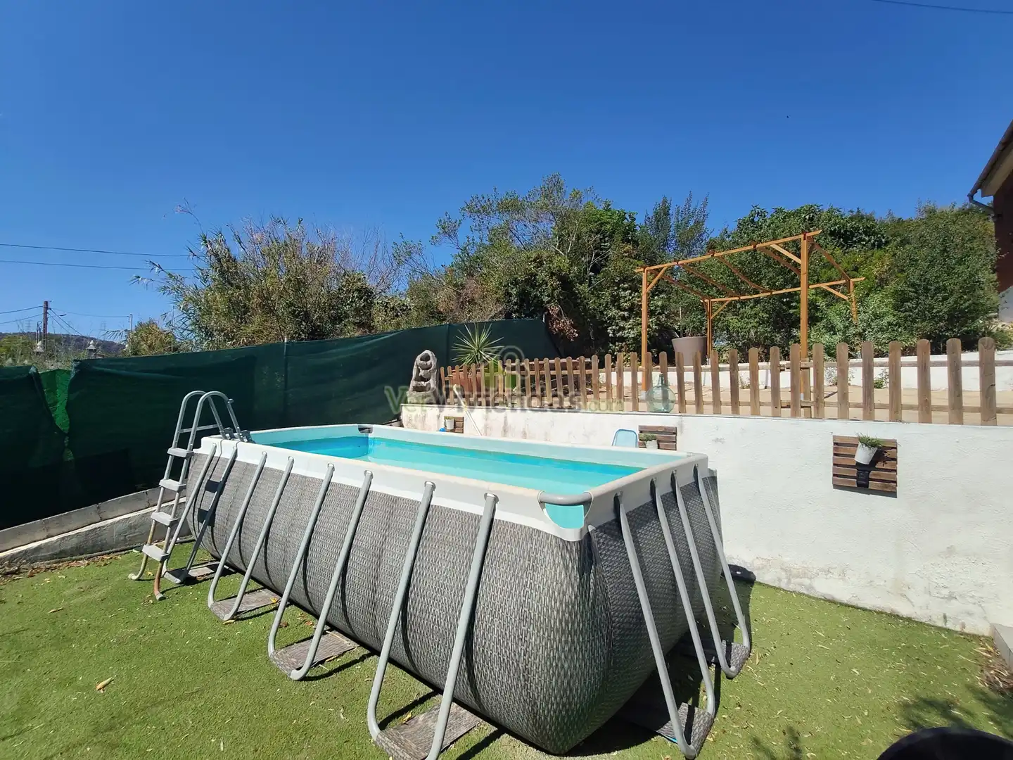 Piscina de Casa o xalet en venda en Vallirana amb Aire condicionat, Calefacció i Jardí privat