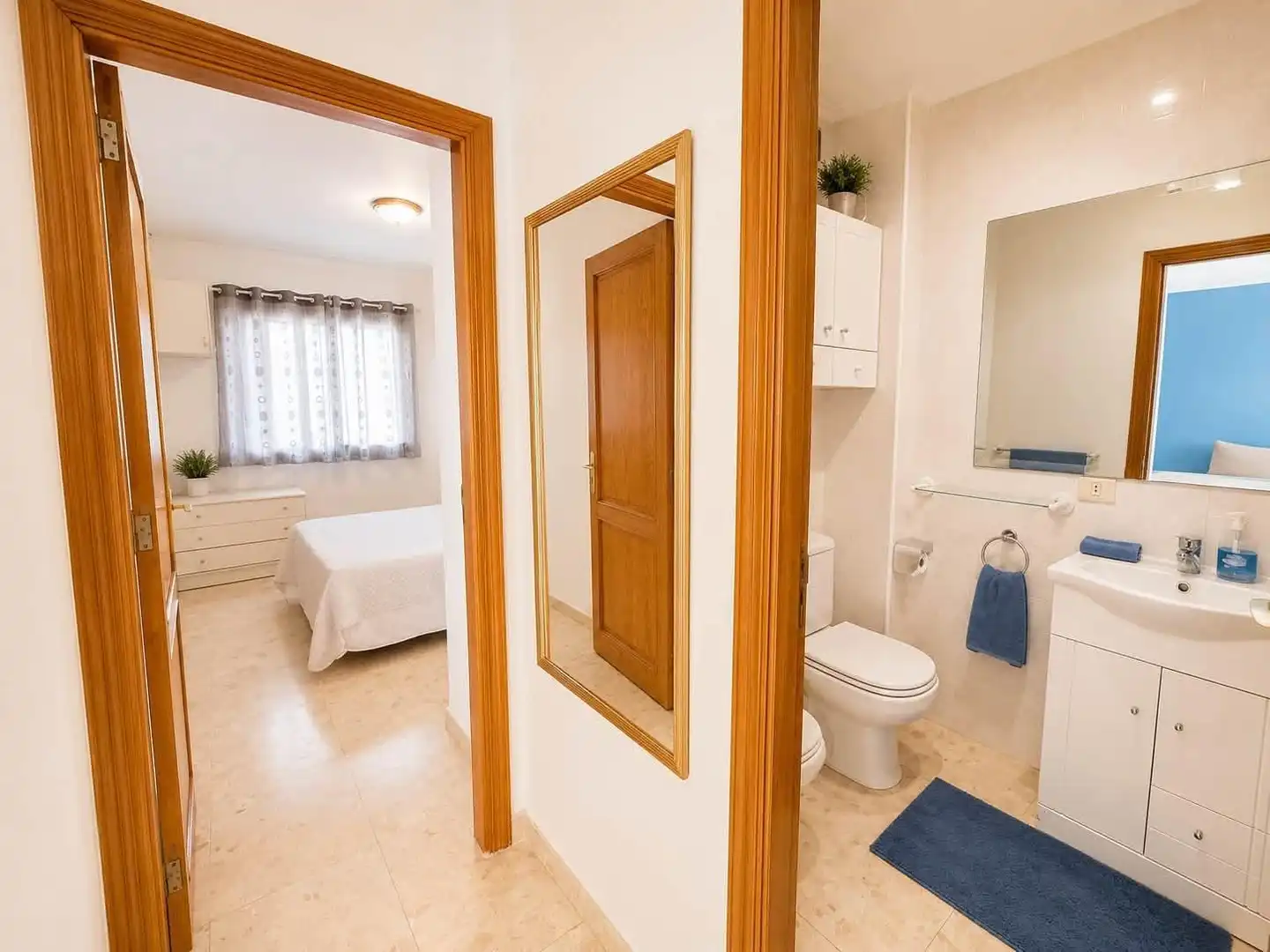 Baño de Apartamento de alquiler en Santiago del Teide con Terraza y Amueblado