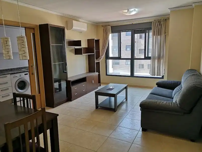 Living room of Flat for sale in Castellón de la Plana / Castelló de la Plana  with Air Conditioner, Storage room and Furnished