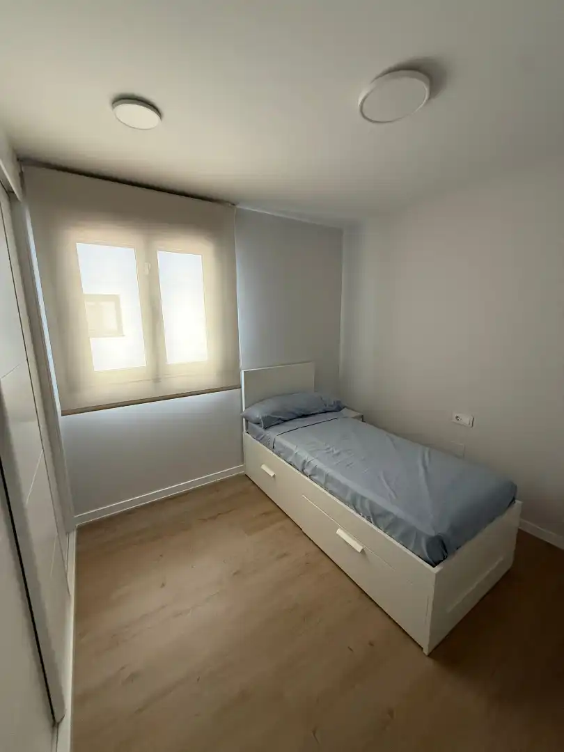 Schlafzimmer von Wohnung zur Miete in Málaga mit Klimaanlage, Terrasse und Abstellraum