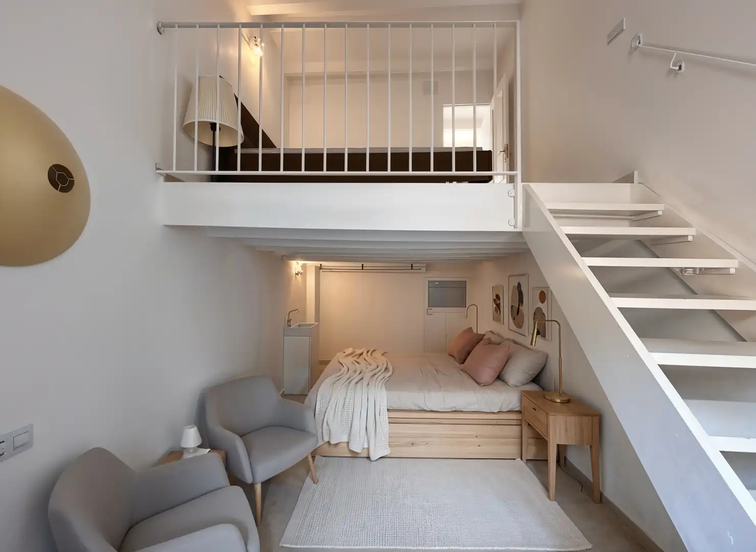Schlafzimmer von Haus oder Chalet zur Miete in Santanyí mit Terrasse und Abstellraum
