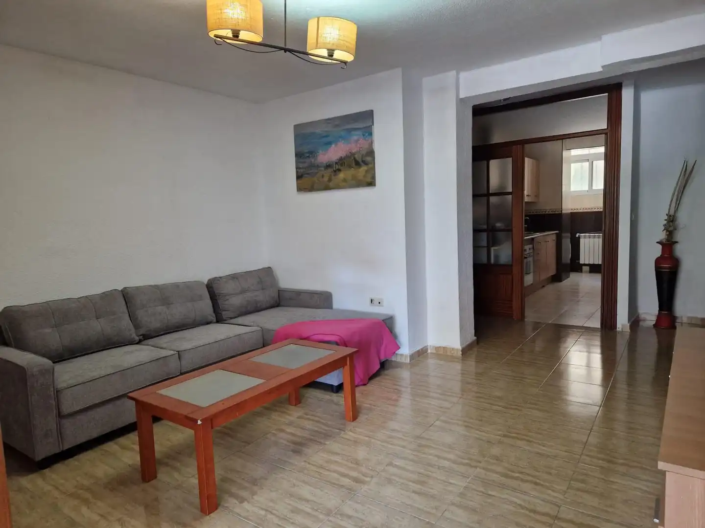 Sala de estar de Piso para compartir en Granada con Calefacción, Terraza y Amueblado
