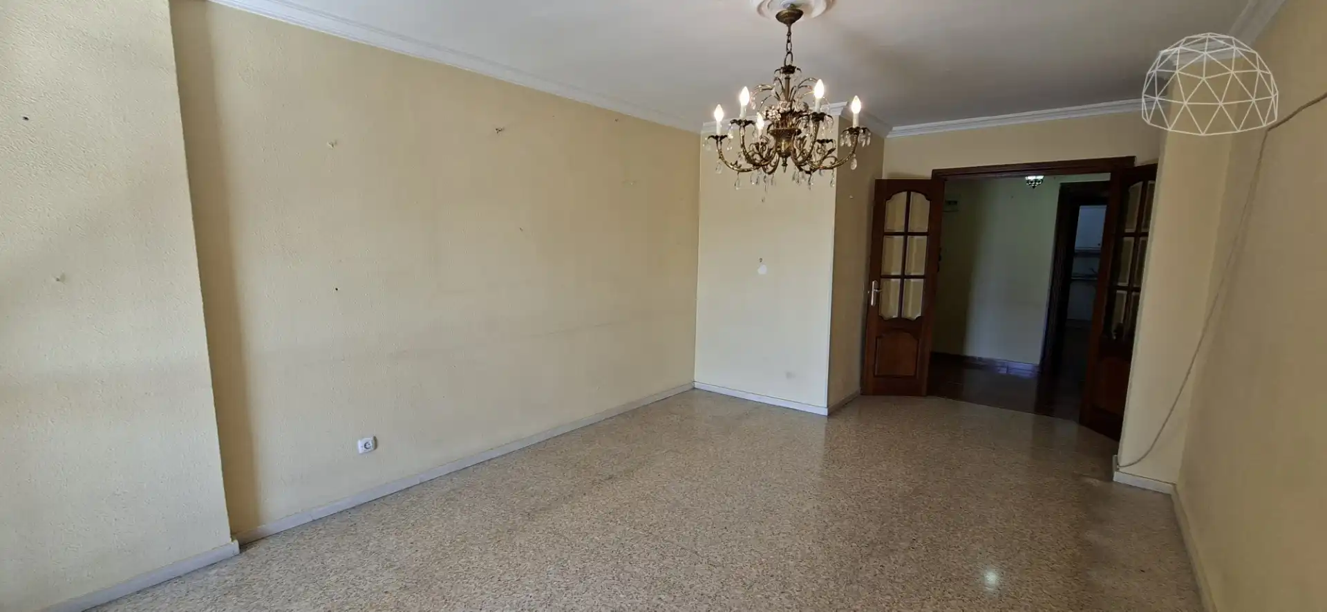Living room of Flat for sale in Sevilla  with Private garden and Balcony