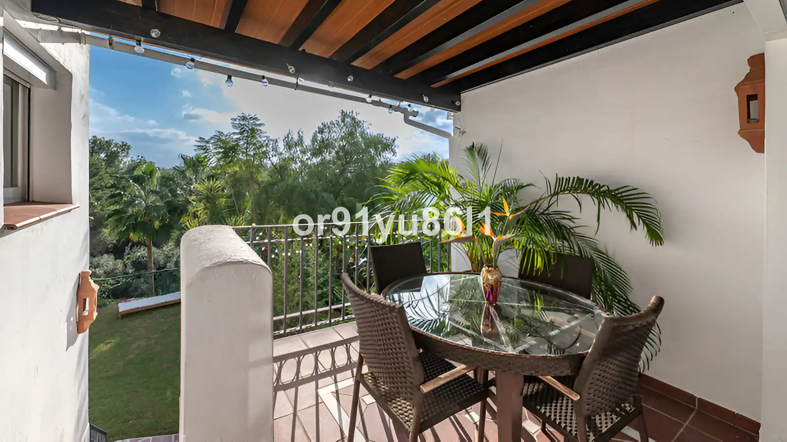 Terraza de Casa adosada en venta en Istán con Aire acondicionado, Calefacción y Jardín privado