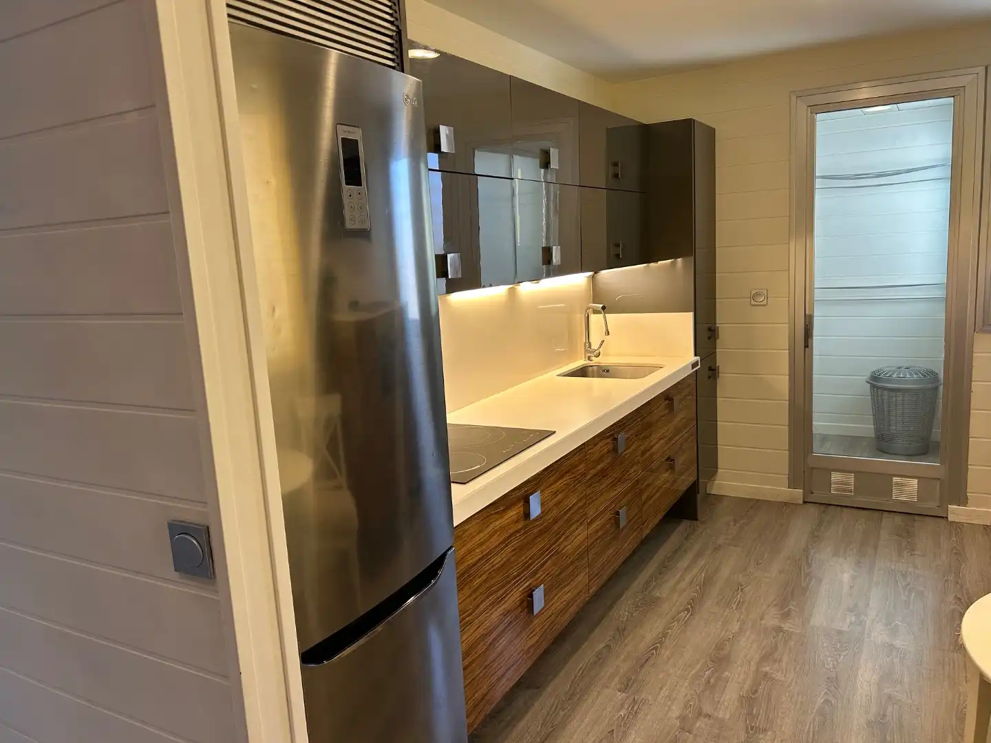 Cocina de Piso de alquiler en Alhendín con Aire acondicionado, Calefacción y Jardín privado