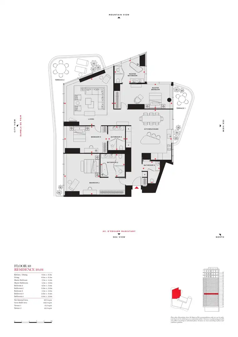 Flat for sale in Barcelona  with Air Conditioner, Heating and Terrace