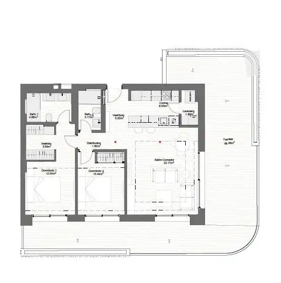 Apartament amb terrassa en venda a Puerto Deportivo, imagen 69