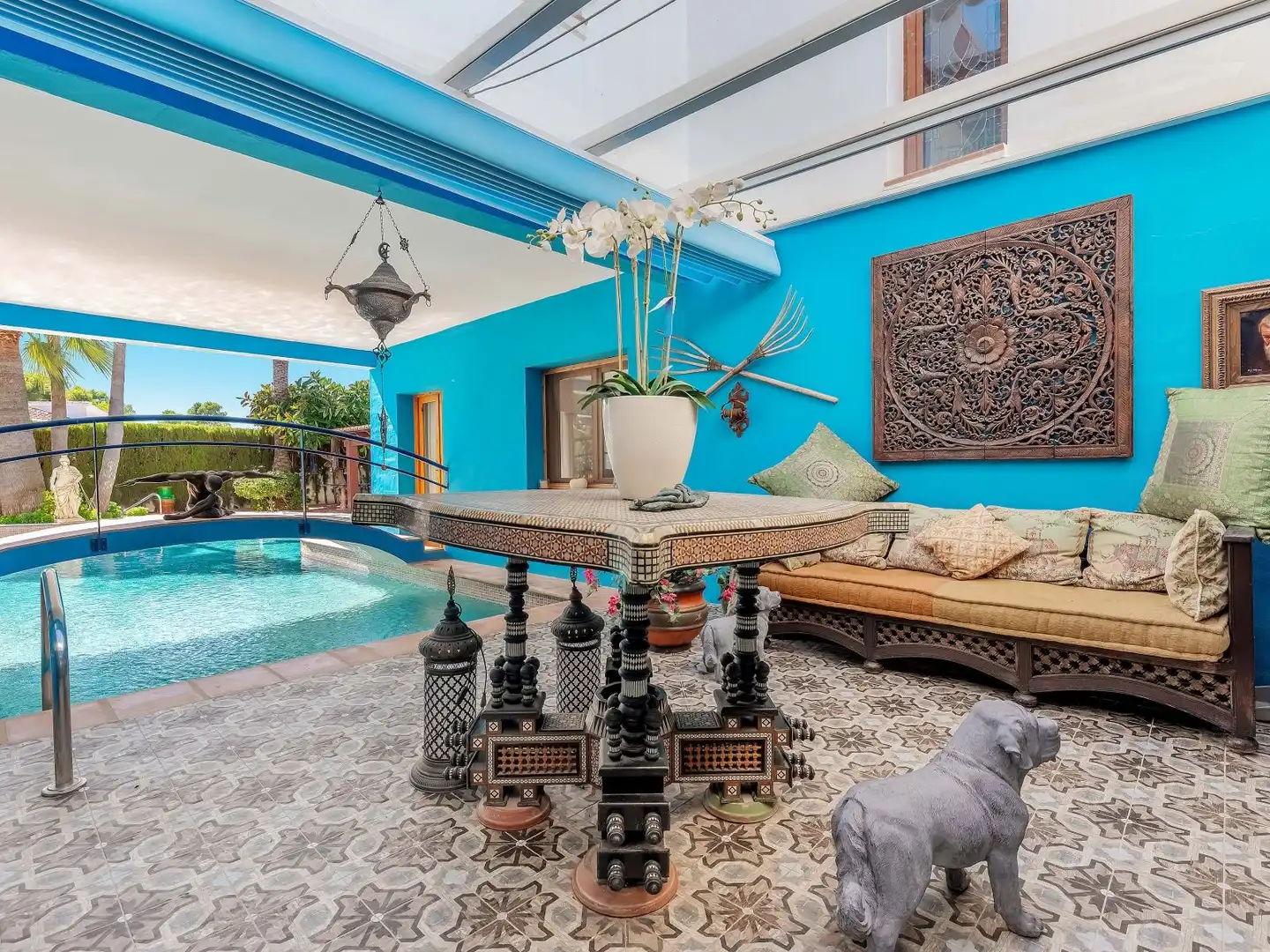 Swimming pool of Houses for sale in Benimeit - Tabaira