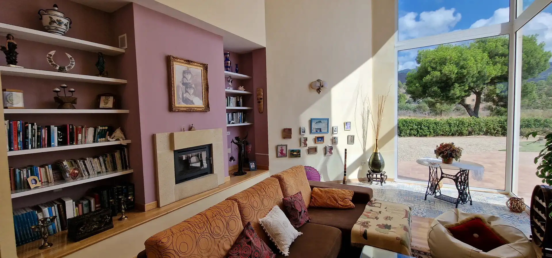 Wohnzimmer von Haus oder Chalet zum Verkauf in Totana mit Heizung, Privatgarten und Terrasse