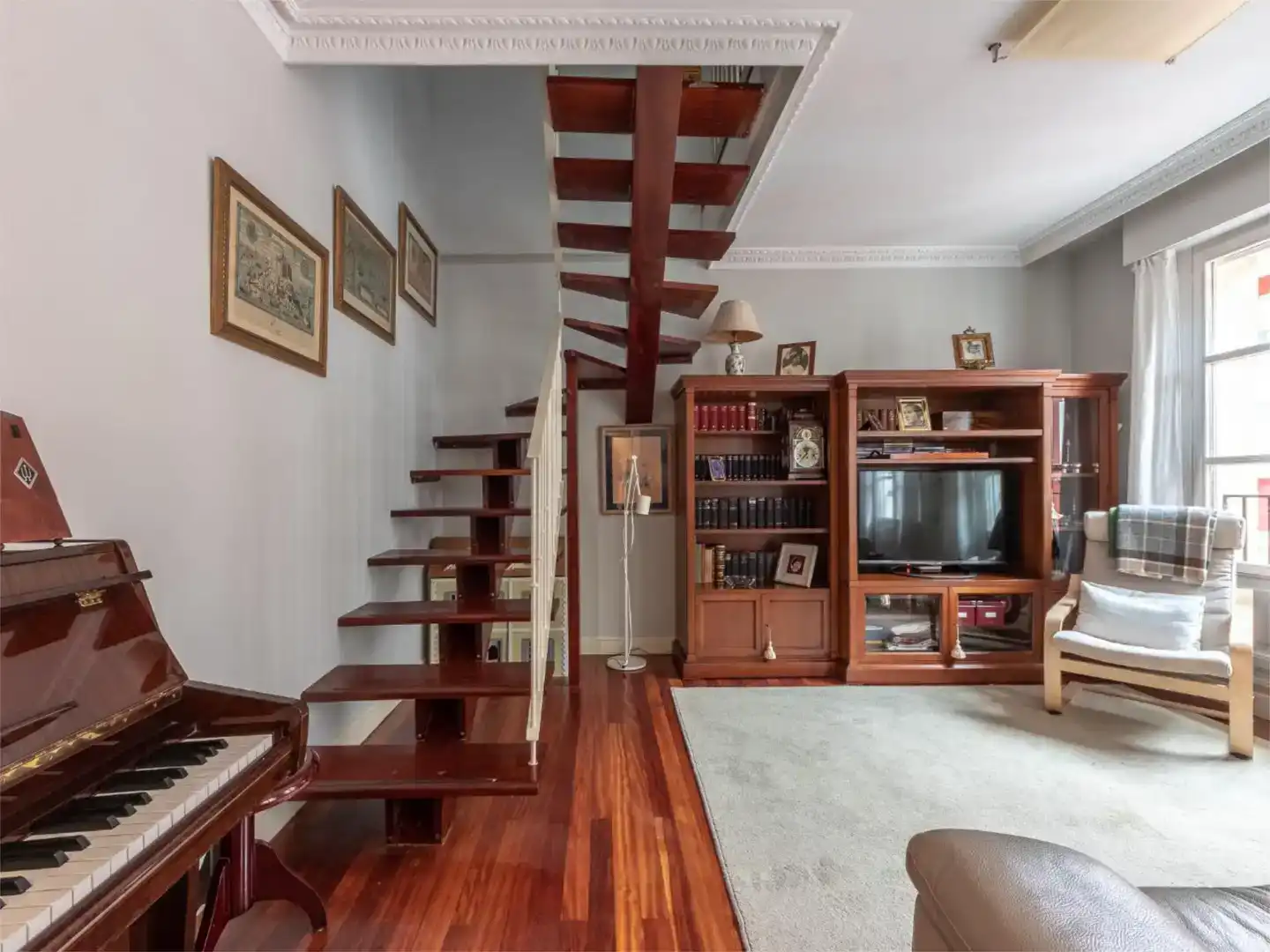 Wohnzimmer von Maisonette zum Verkauf in Bilbao 