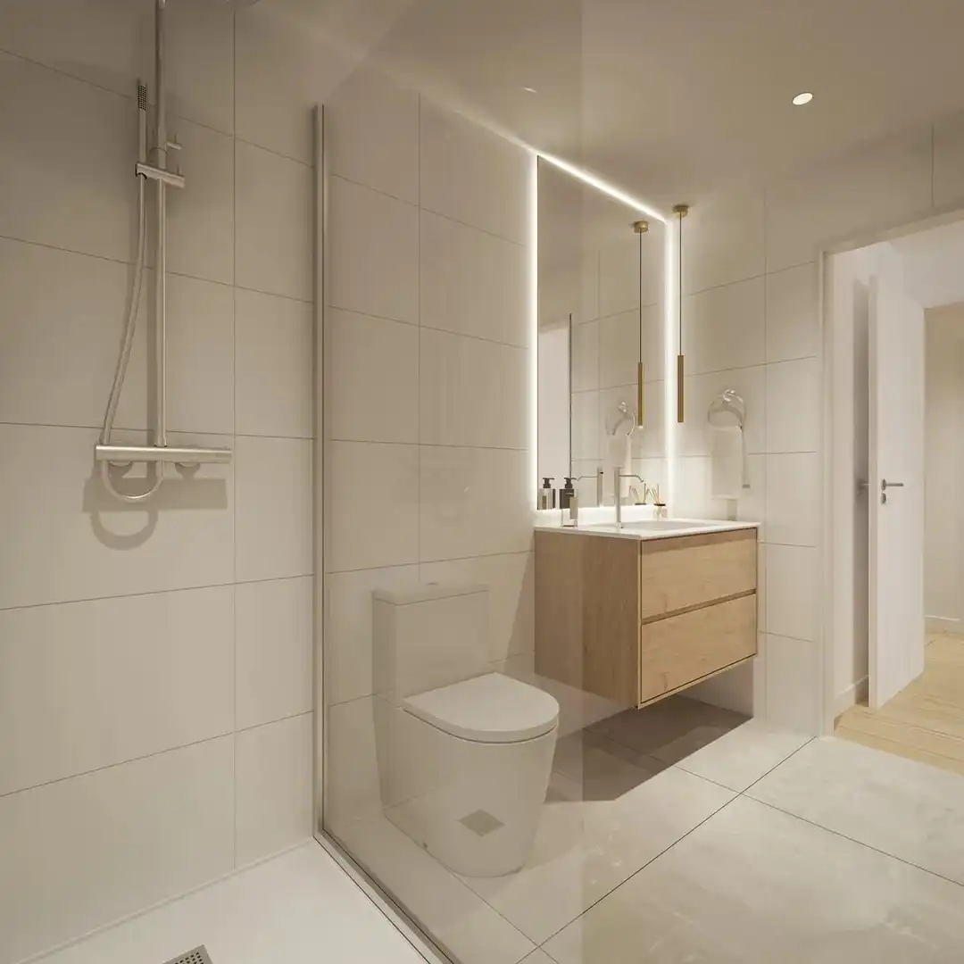 Bathroom of Flat for sale in Tordera  with Heating, Parquet flooring and Terrace