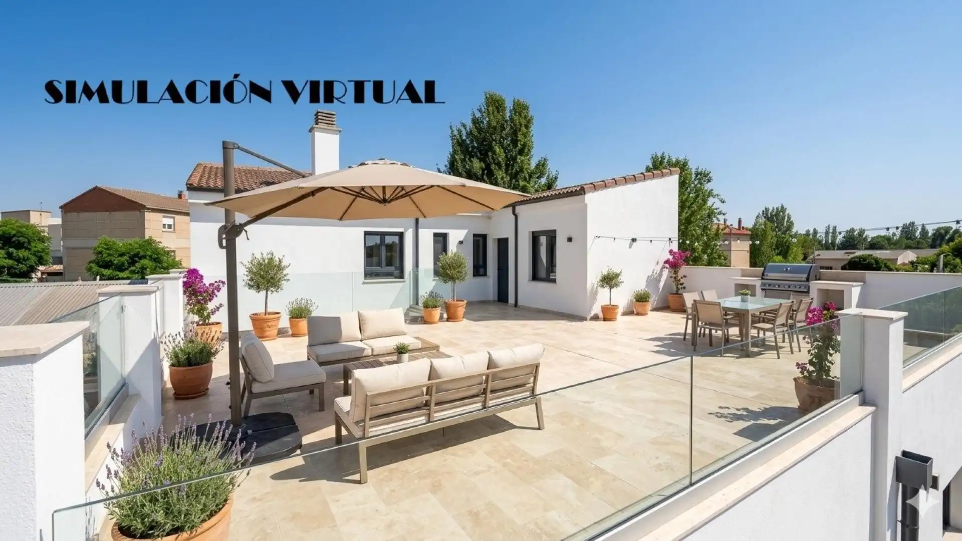Terraza de Casa o chalet en venta en León Capital  con Calefacción y Terraza
