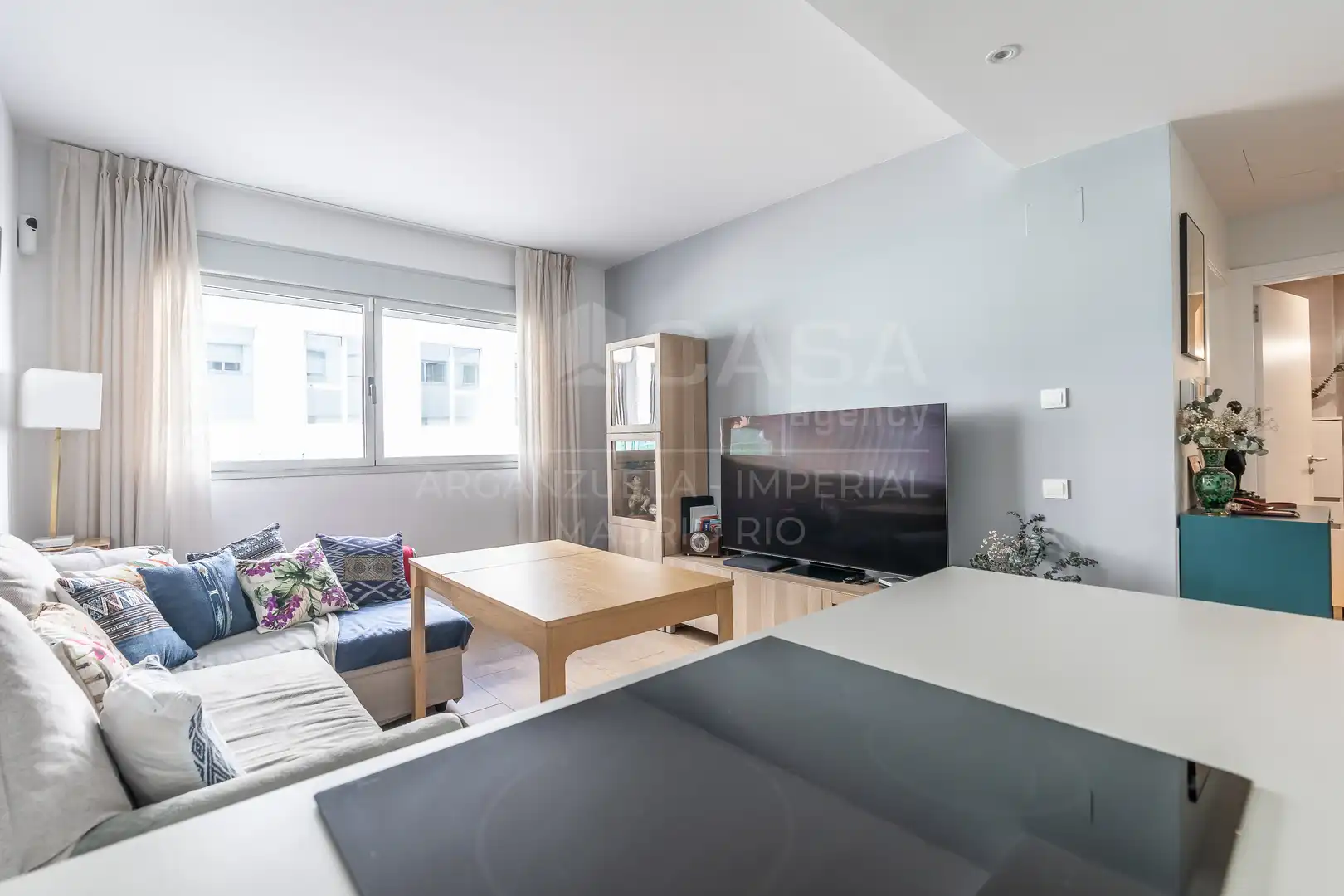 Living room of Flat for sale in  Madrid Capital  with Air Conditioner