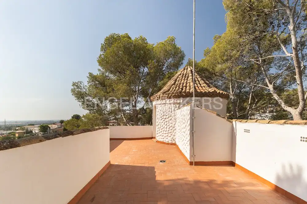 Terraza de Casa o chalet de alquiler en Manises con Aire acondicionado, Calefacción y Jardín privado