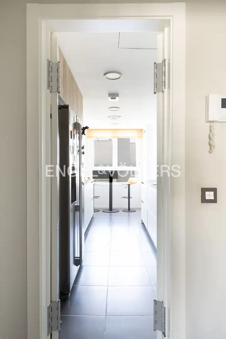 Kitchen of Duplexes for sale in Madrid  with Air Conditioner, Heating and Private garden