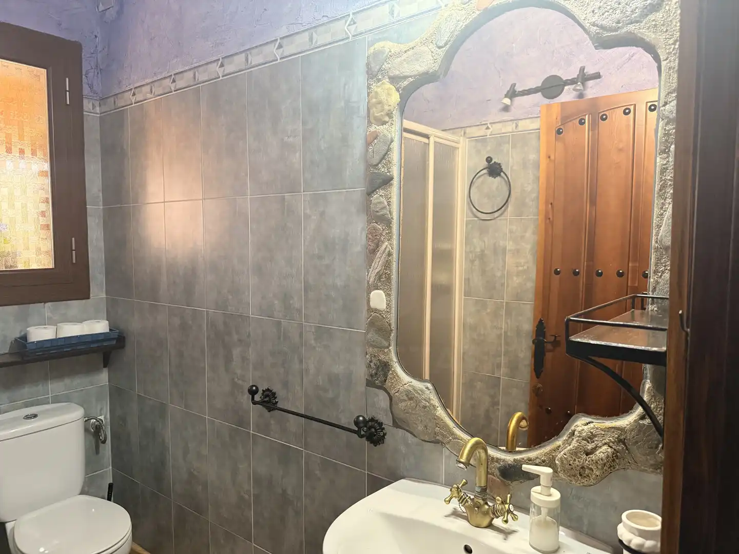 Bathroom of Country homes for sale in Benatae  with Air Conditioner, Heating and Terrace