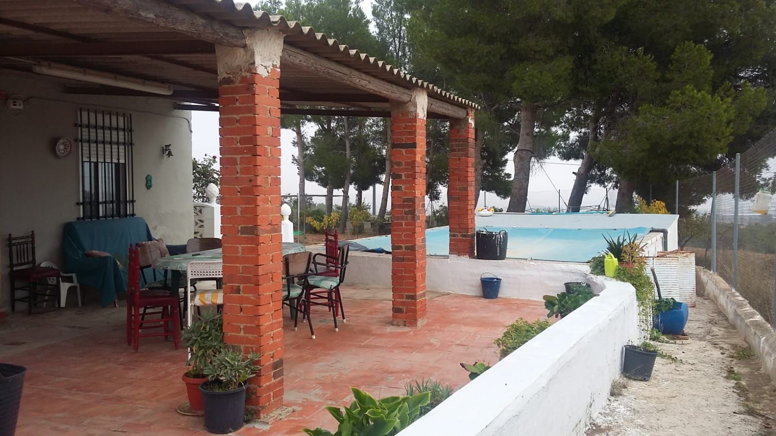 Swimming pool of Country house for sale in Almansa  with Storage room and Swimming Pool