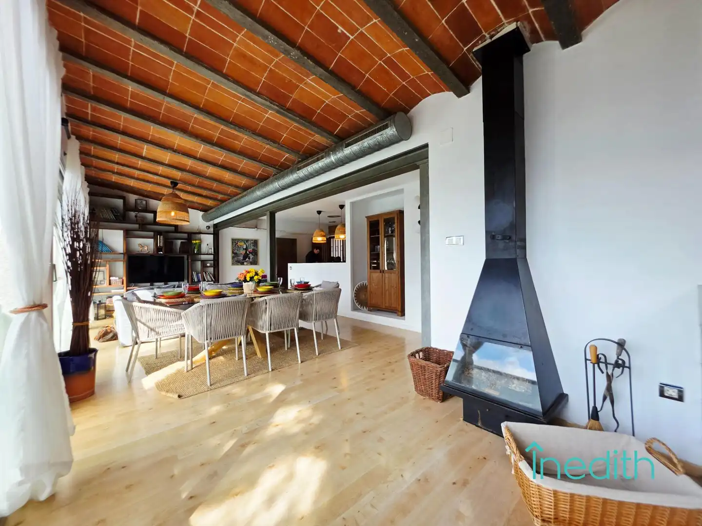 Dining room of Houses for sale in Castelldefels  with Air Conditioner, Heating and Private garden