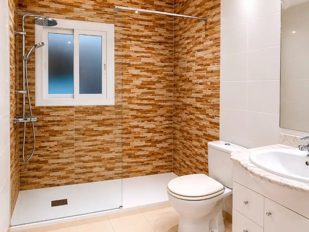 Bathroom of Flat for sale in Sant Pere de Ribes  with Air Conditioner, Heating and Balcony