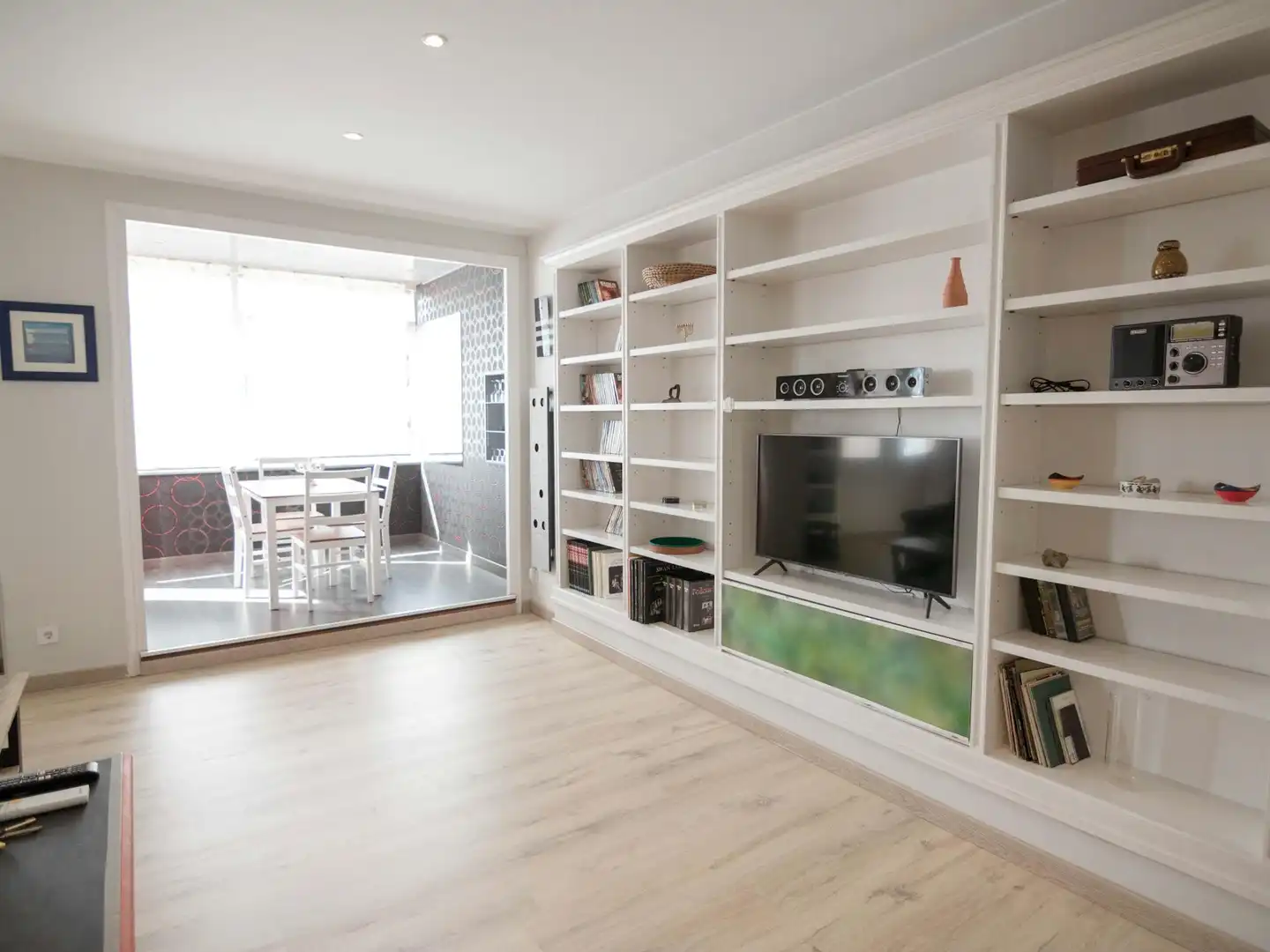 Wohnzimmer von Wohnung zur Miete in Barcelona mit Klimaanlage, Heizung und Möbliert