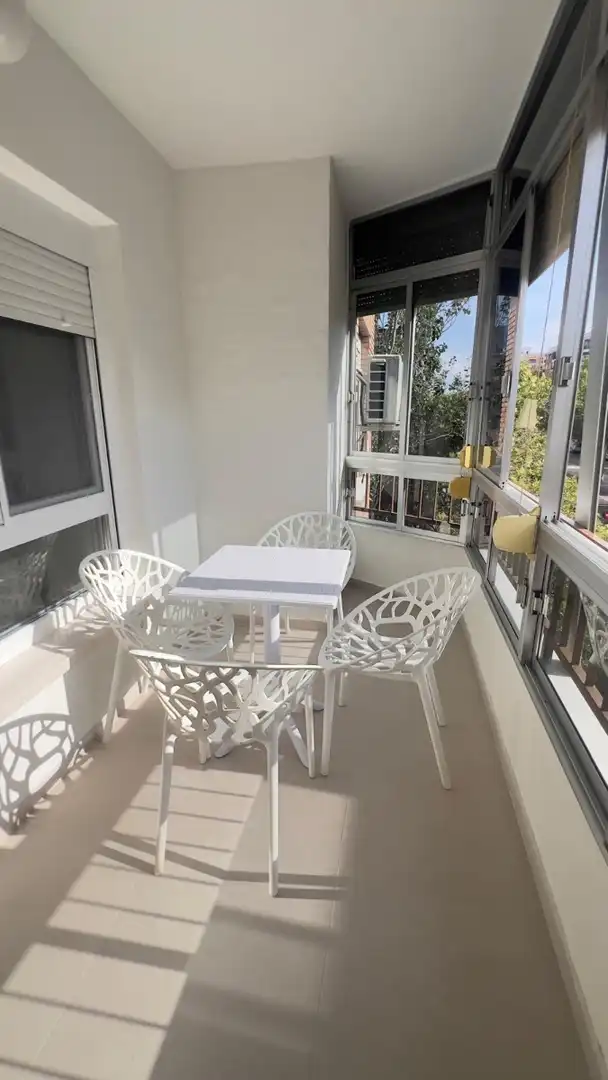 Terrassa de Apartament de lloguer en Murcia amb Aire condicionat, Moblat i Rentadora