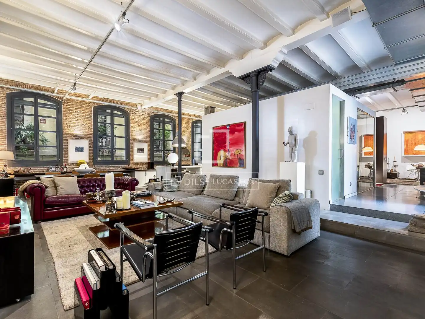 Sala de estar de Piso en venta en Barcelona con Calefacción y Trastero