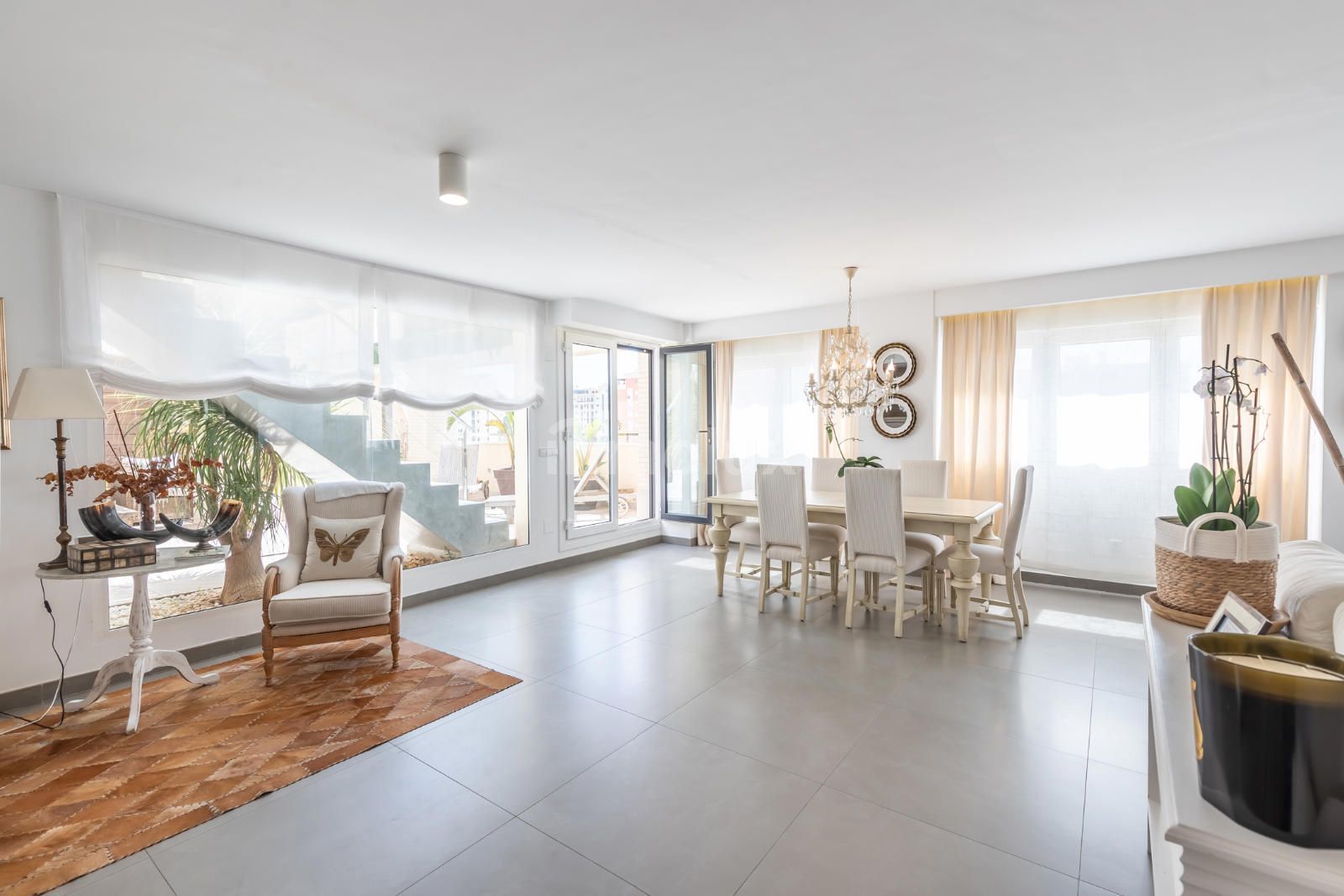 Dining room of Attic for sale in Alicante / Alacant  with Air Conditioner, Heating and Terrace