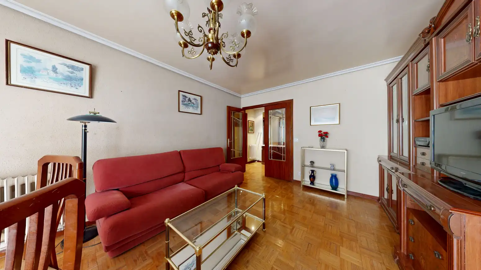 Sala de estar de Piso en venta en Tafalla con Calefacción, Parquet y Trastero