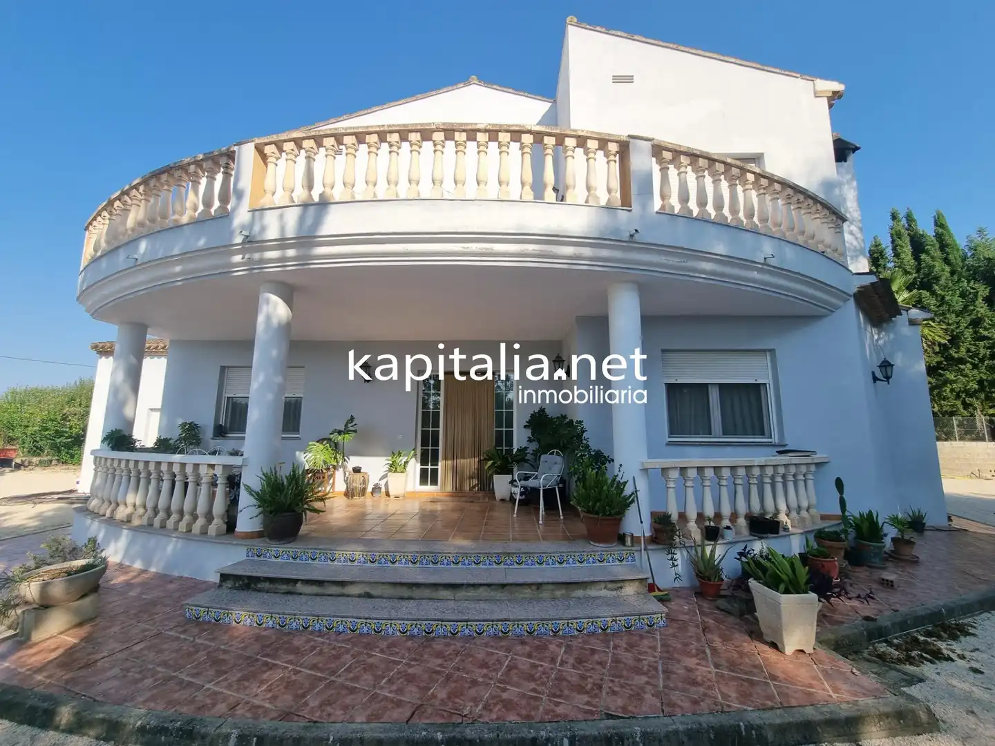 Vista exterior de Casa o xalet en venda en Ontinyent amb Jardí privat