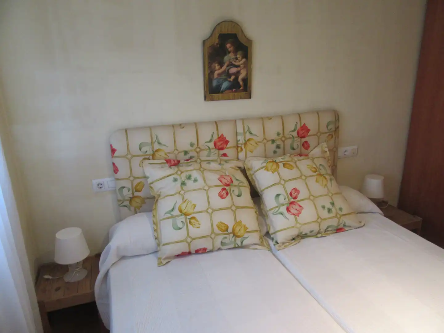 Schlafzimmer von Wohnung zur Miete in Zaragoza mit Heizung, Parkett und Terrasse