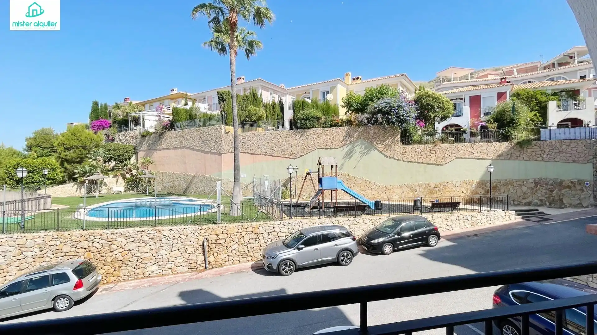 Vista exterior de Apartamento de alquiler en Mutxamel con Calefacción, Jardín privado y Terraza