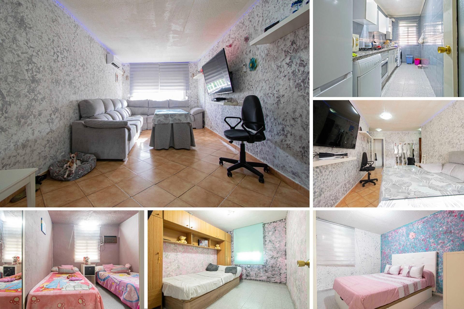 Bedroom of Flat for sale in  Sevilla Capital  with Air Conditioner and Heating