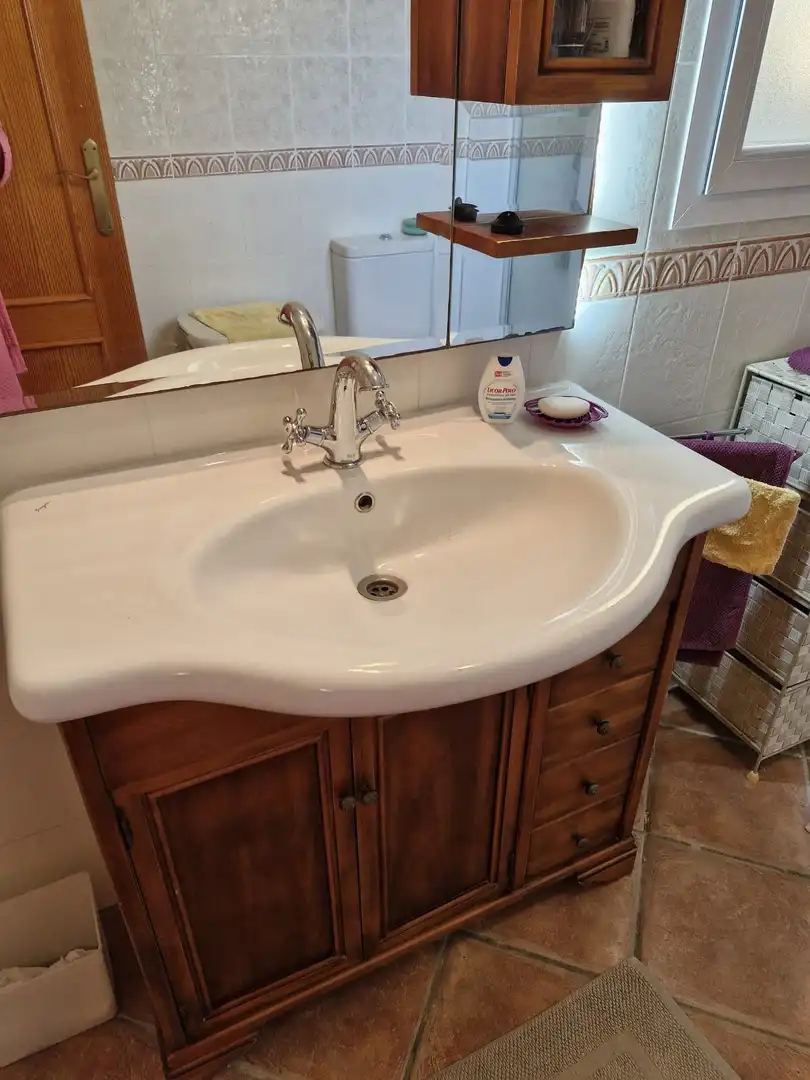 Bany de Finca rústica en venda en Benidoleig amb Jardí privat, Terrassa i Piscina