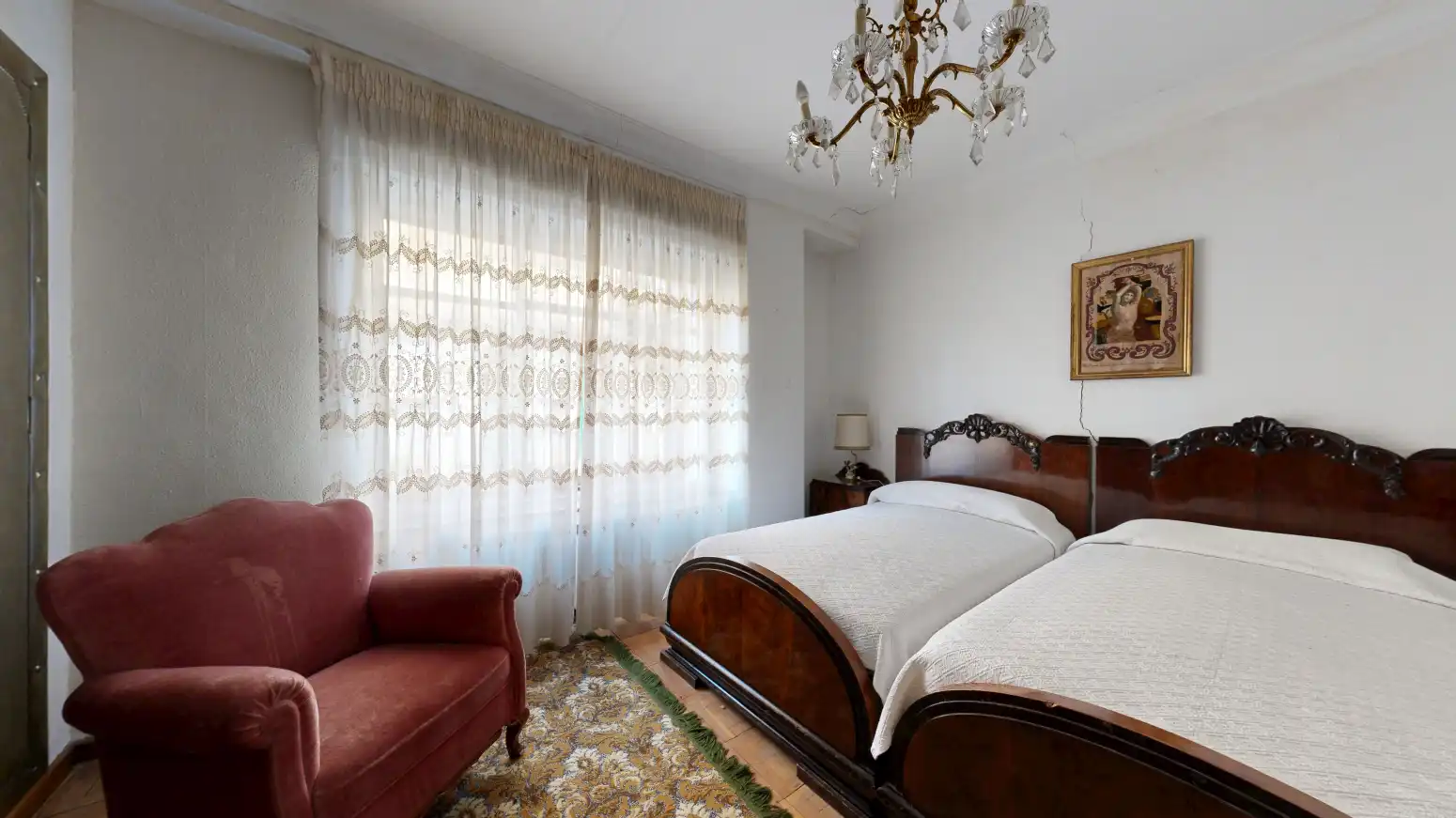 Bedroom of Houses for sale in Tafalla  with Heating, Private garden and Parquet flooring