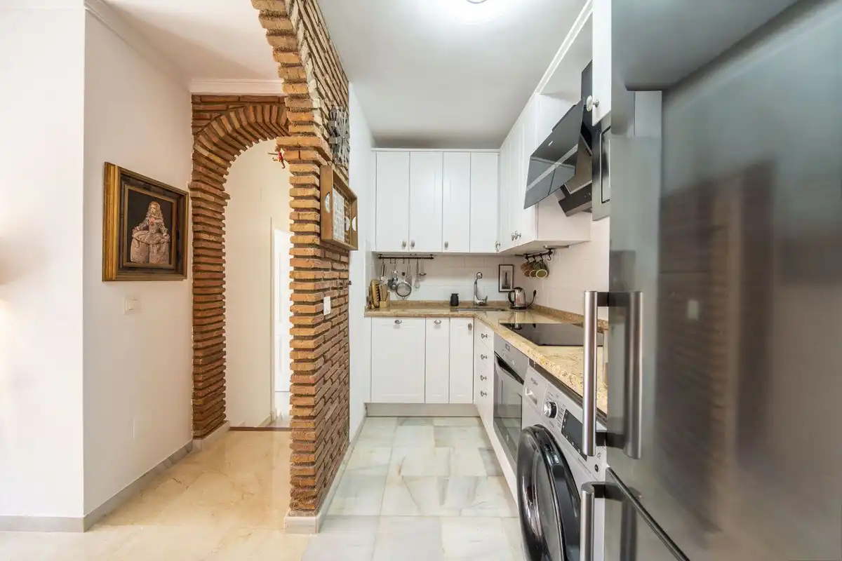 Küche von Erdgeschoss zum Verkauf in Mijas mit Klimaanlage, Heizung und Terrasse