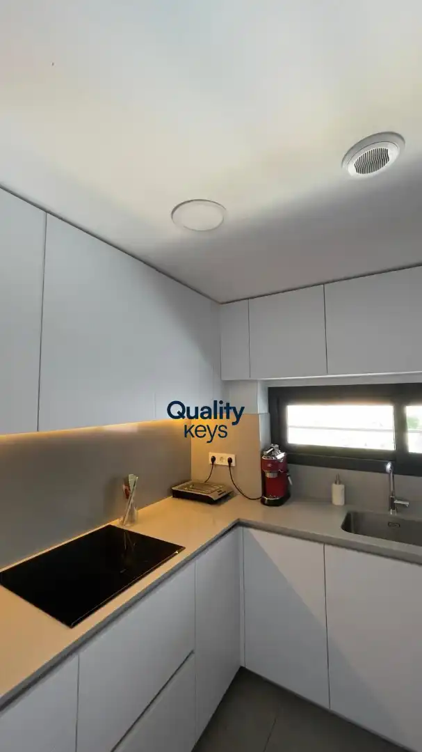 Kitchen of Flat for rent in Madrid  with Air Conditioner, Heating and Terrace
