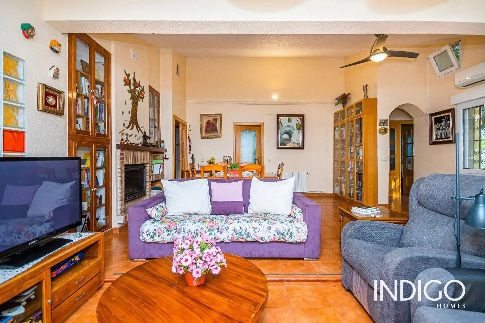 Living room of Houses for sale in San Vicente del Raspeig / Sant Vicent del Raspeig  with Air Conditioner, Heating and Terrace