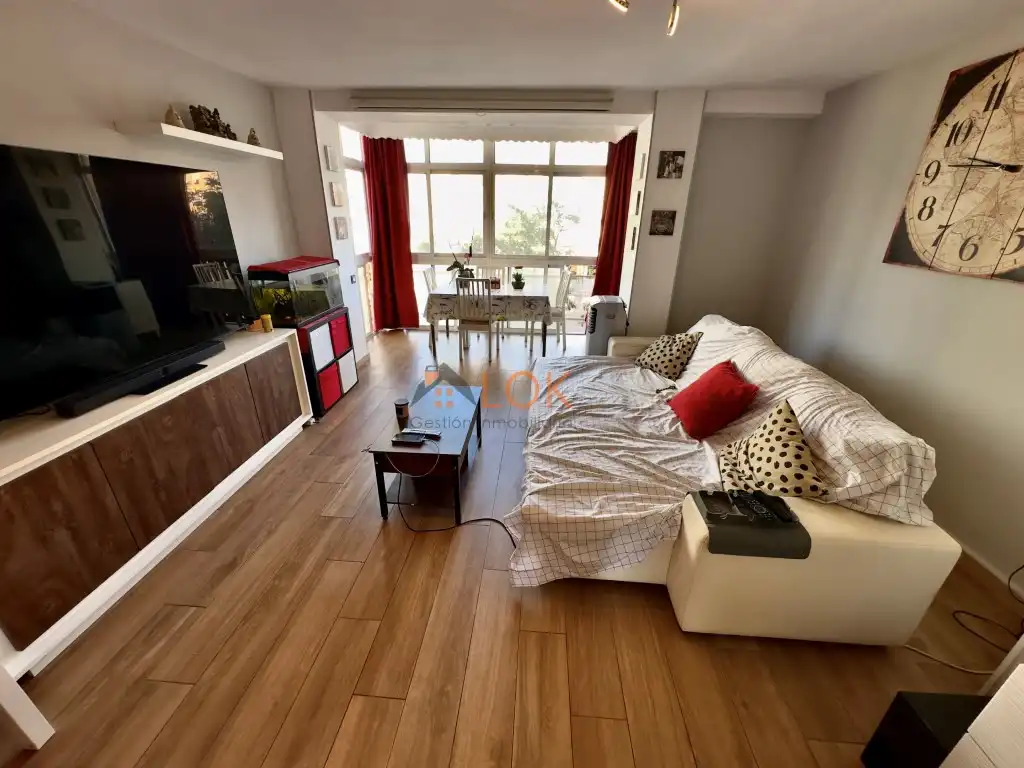 Sala d'estar de Pis en venda en Málaga amb Aire condicionat i Terrassa