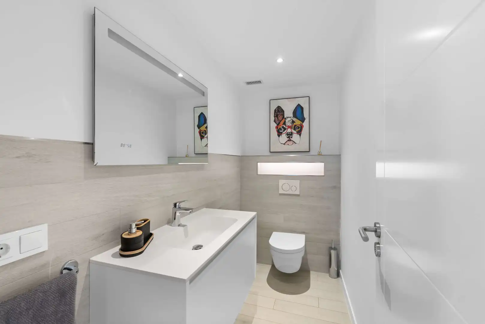 Badezimmer von Erdgeschoss zum Verkauf in Calvià mit Klimaanlage, Heizung und Terrasse