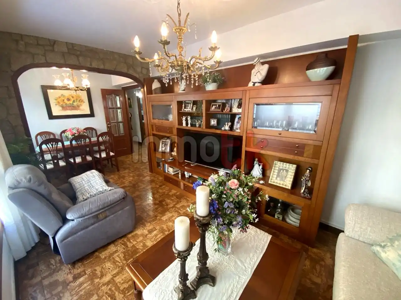 Wohnzimmer von Wohnung zum Verkauf in A Coruña Capital  mit Möbliert