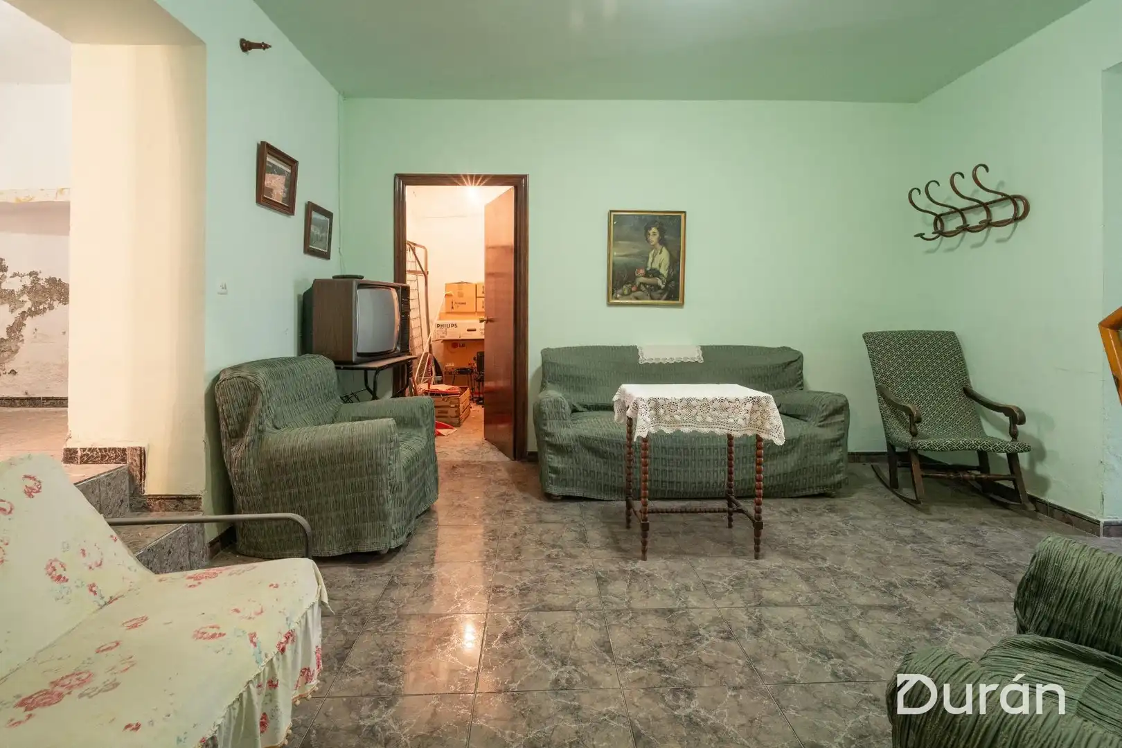 Sala d'estar de Finca rústica en venda en Alcolea amb Aire condicionat, Jardí privat i Traster