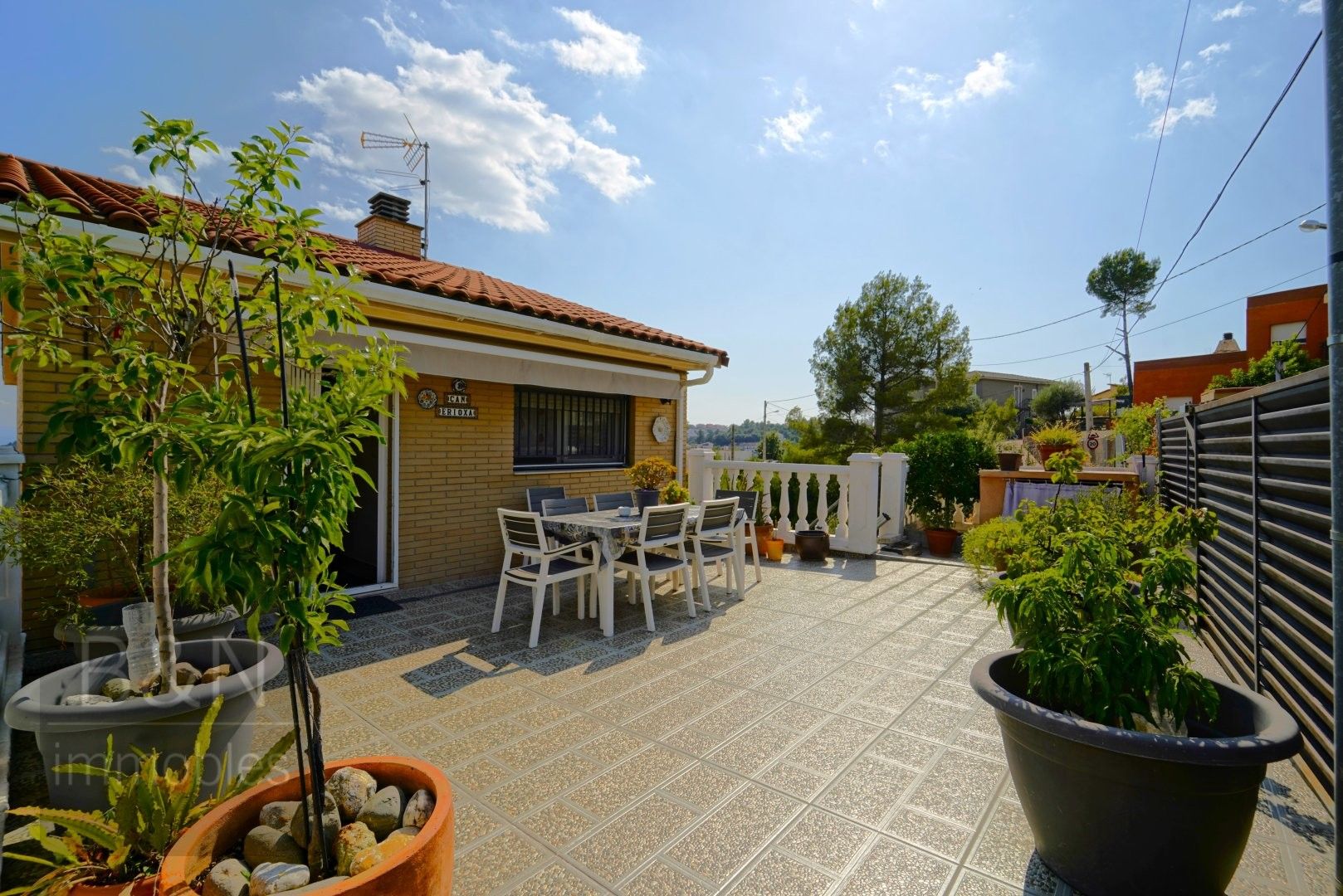 Terrace of House or chalet for sale in Rubí  with Air Conditioner and Heating