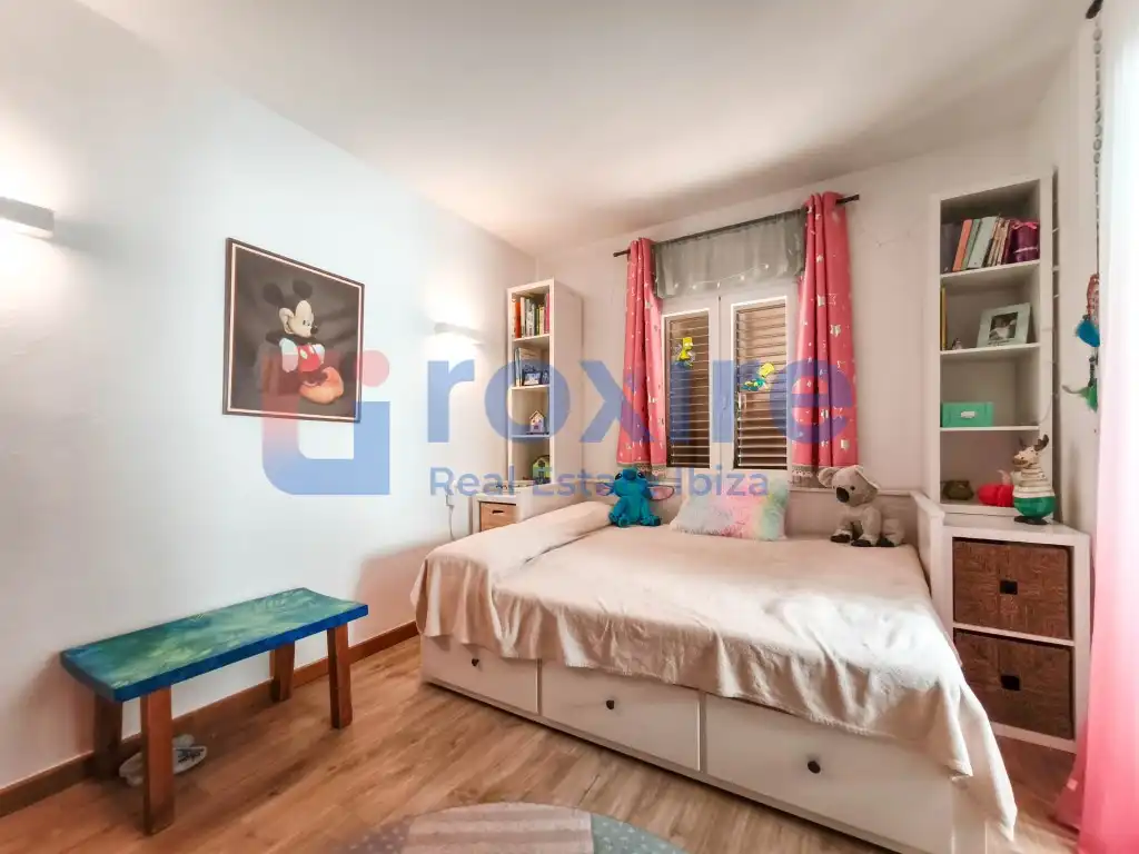 Bedroom of Houses for rent in Sant Antoni de Portmany  with Air Conditioner, Private garden and Terrace