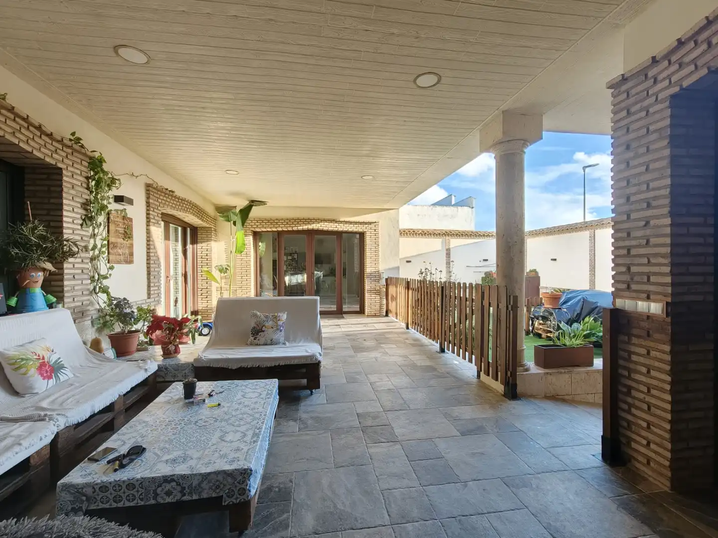 Terraza de Casa o chalet en venta en Arenas de San Juan  con Aire acondicionado, Jardín privado y Terraza