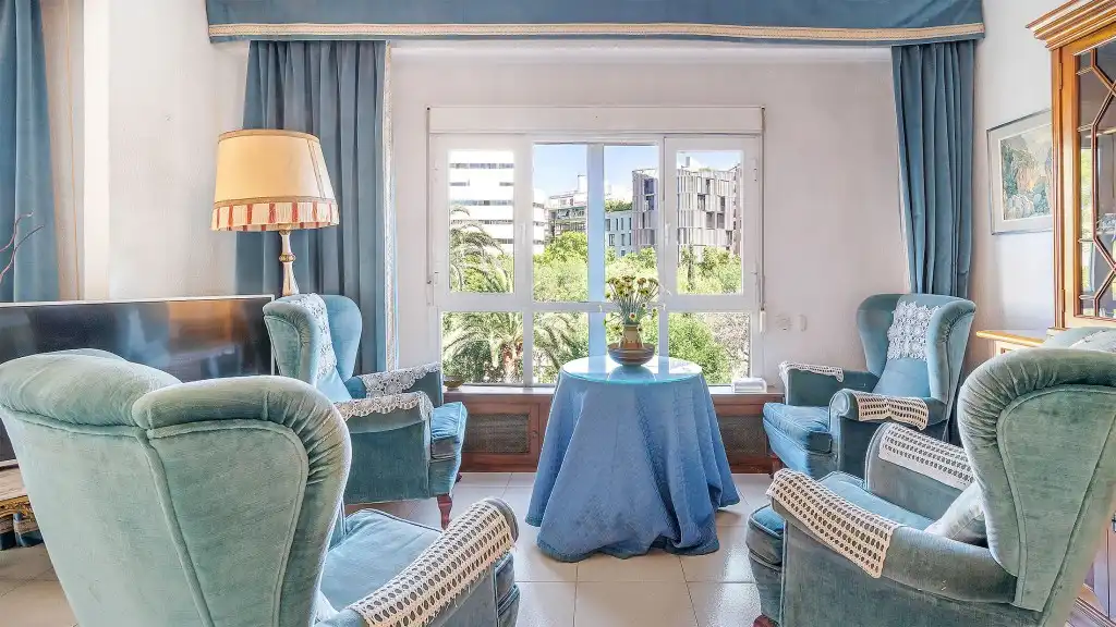 Wohnzimmer von Wohnungen zum Verkauf in  Palma de Mallorca mit Heizung und Terrasse