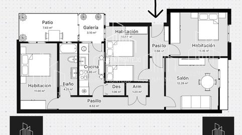 Foto 2 de Pis en venda a Cabeza de Vaca, Garrido Sur, Salamanca Capital