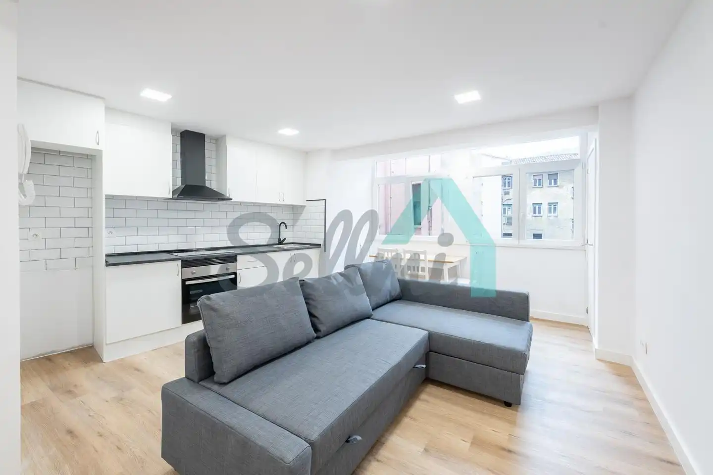 Living room of Flat for rent in Langreo  with Furnished