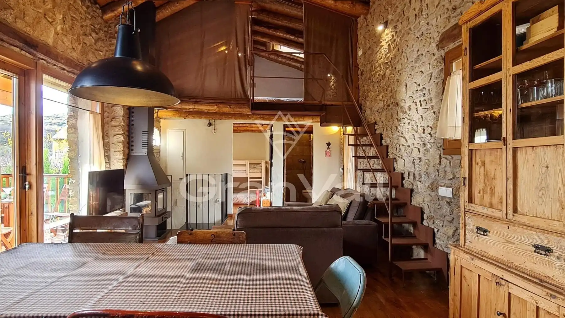 Sala de estar de Casa adosada en venta en Dorres con Calefacción, Jardín privado y Terraza