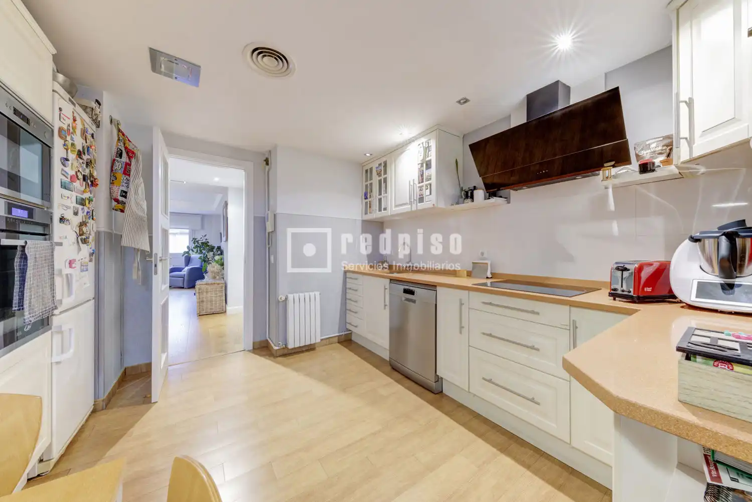 Cocina de Ático en venta en Pozuelo de Alarcón con Aire acondicionado, Calefacción y Jardín privado